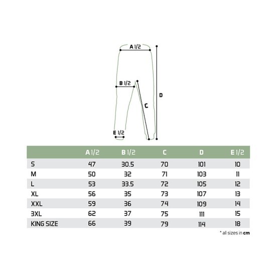 Pantaloni Delphin Logos, Verde, 2X-Large