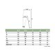 Pantaloni Delphin Logos, Verde, 2X-Large
