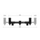 Buzz bar reglabil Delphin FlexiMag Buzz L, 18-25cm, 2 posturi Buzz bar reglabil Delphin FlexiMag Buzz L, 18-25cm, 2 posturi