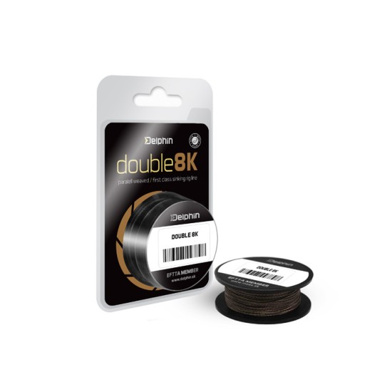 Fir textil Delphin Hookline Double 8K, Camou, 15lbs/20m