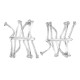 Opritoare elastice fir de păr Delphin, Transparent/25mm, 24buc/plic Opritoare elastice fir de păr Delphin, Transparent/25mm, 24buc/plic