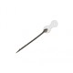 Spin metalic cu inel de silicon pentru momeală Delphin Stinger, 15mm, 12buc/plic Spin metalic cu inel de silicon pentru momeală Delphin Stinger, 15mm, 12buc/plic 