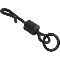 VÂRTEJ CU AGRAFĂ RAPIDĂ ȘI ANOU DELPHIN THE END QUICK CHANGE SWIVEL WITH RING, 10buc/plic