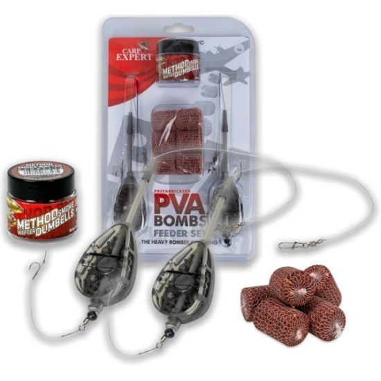 Set monturi Carp Expert Rapid PVA Bomb, 30g, 2buc/blister