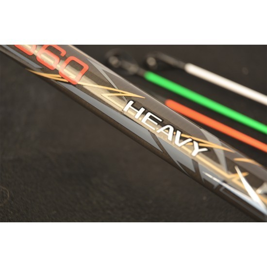 Lansetă Carp Expert Hard River Feeder Heavy 3.90m/90-180g, 3+3buc