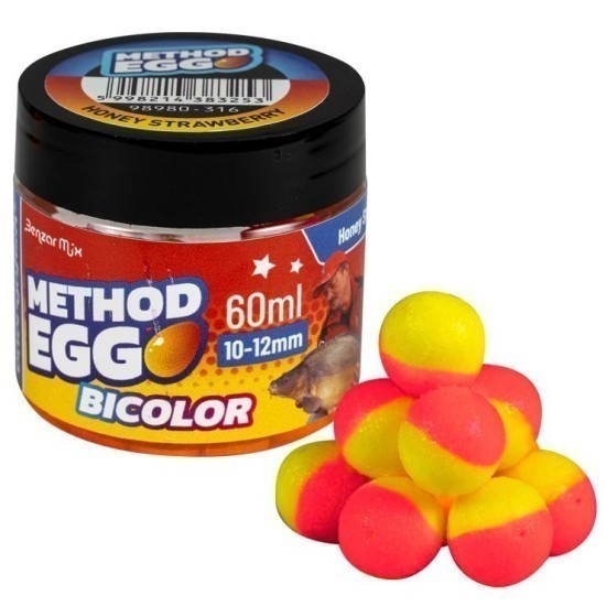 MOMEALĂ CRITIC ECHILIBRATĂ BENZAR MIX METHOD EGG BICOLOR MIERE CĂPȘUNI 10-12MM