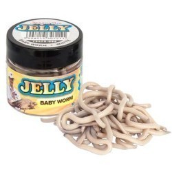 RÂME ARTIFICIALE  BENZAR JELLY BAITS BABY WORM ALB 30ML/CUTIE