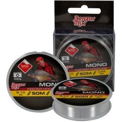 FIR MONOFILAMENT BENZAR MONO FEEDER HOOKLINK  TRANSPARENT  0.25MM  50M