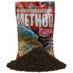 GROUNDBAIT BENZAR MIX METHOD COMMERCIAL BLACK HALIBUT 800G