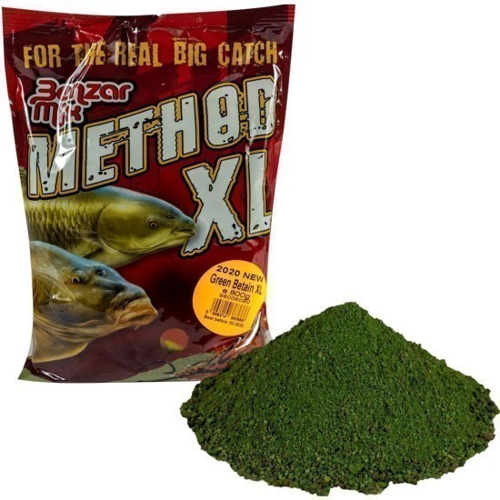 GROUNDBAIT GREEN BETAIN SERIA METHOD XL BENZAR MIX  800G