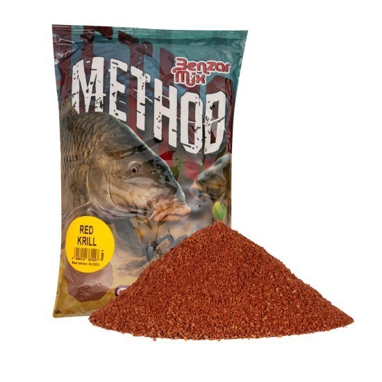 GROUNDBAIT RED KRILL METHOD MIX BENZAR MIX 800G