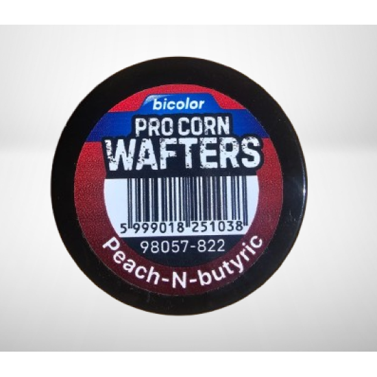 Wafter Benzar Mix Bicolor Pro Corn Wafters, Piersică & Butyric, 25g Wafter Benzar Mix Bicolor Pro Corn Wafters, Piersică & Butyric, 25g