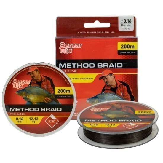 FIR TEXTIL BENZAR METHOD BRAID DARK 0.16MM, 200M FIR TEXTIL BENZAR METHOD BRAID DARK 0.16MM, 200M