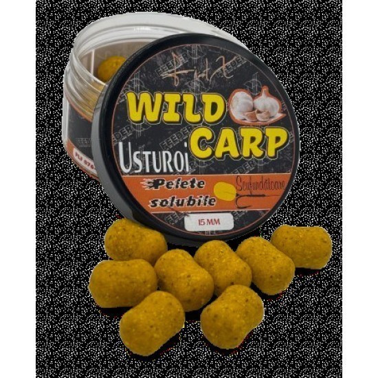Pelete solubile FeederX Wild Carp Usturoi 15mm/70gr Pelete solubile FeederX Wild Carp Usturoi 15mm/70gr