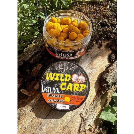 Pelete solubile FeederX Wild Carp Usturoi 10mm/70gr