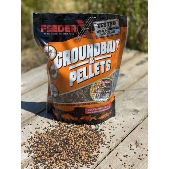 Pelete FeederX Duo Mix 2mm 800gr