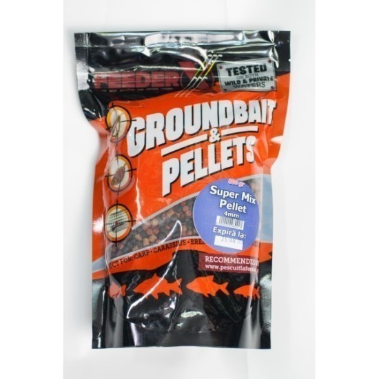 Pelete FeederX Super Mix 4mm 800gr