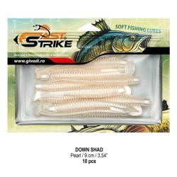 Shad Fast Strike Down Shad Pearl, 9cm, 10buc/plic