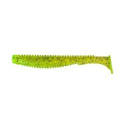 Shad Fast Strike Down Shad Chartreuse Silver, 9cm, 10buc/plic