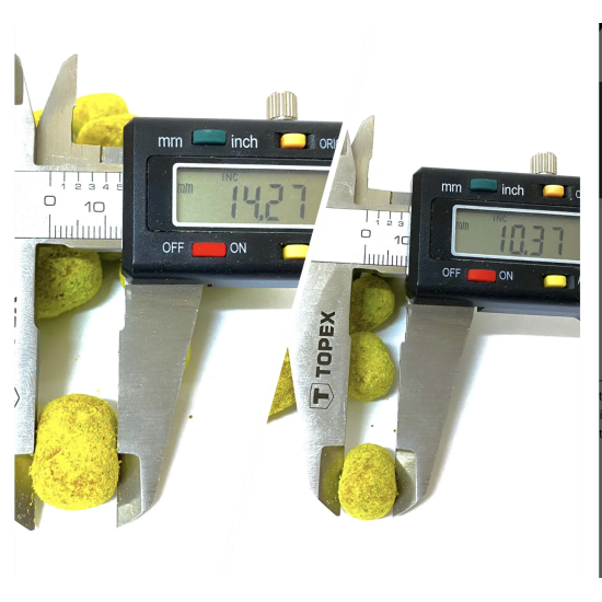 Boilies de cârlig MG Special Carp Dumbell Semisolubil Porumb, 10-14mm, 200g