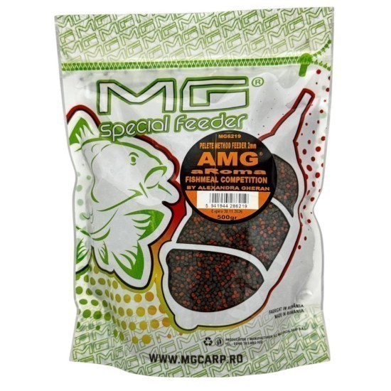 Pelete MG Special Carp Special Method Feeder AMG aRoma, 2mm, 500g Pelete MG Special Carp Special Method Feeder AMG aRoma, 2mm, 500g