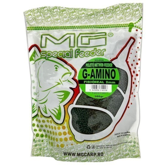 Pelete MG Special Carp Special Method Feeder G-Amino, 2mm, 500g Pelete MG Special Carp Special Method Feeder G-Amino, 2mm, 500g