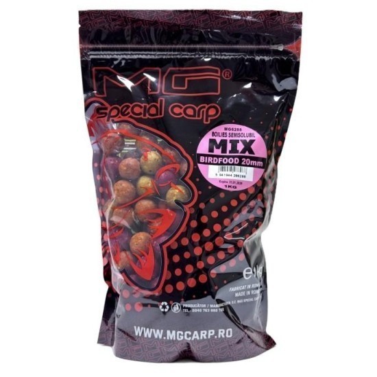 Boilies semisolubil MG Special Carp Mix Arome, 20mm, 1kg