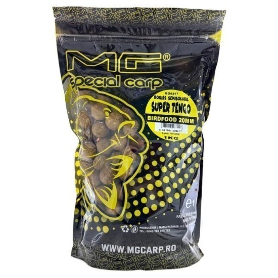Boilies semisolubil MG Special Carp Super Tengo, 20mm, 1kg