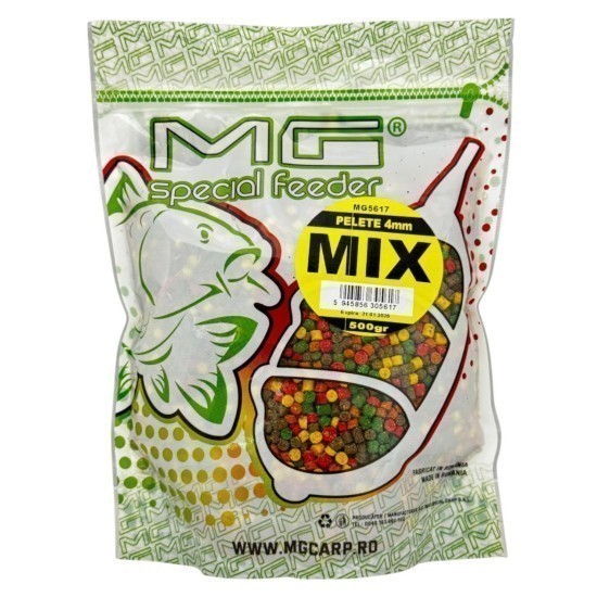 Pelete MG Special Carp Mix, 4mm, 500g Pelete MG Special Carp Mix, 4mm, 500g