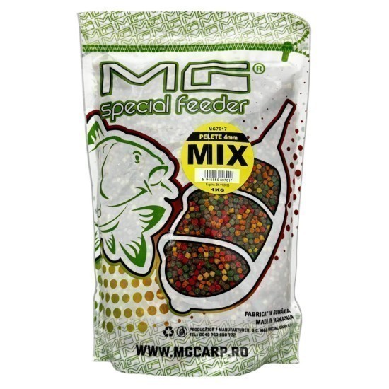 Pelete MG Special Carp Mix, 4mm, 1kg Pelete MG Special Carp Mix, 4mm, 1kg