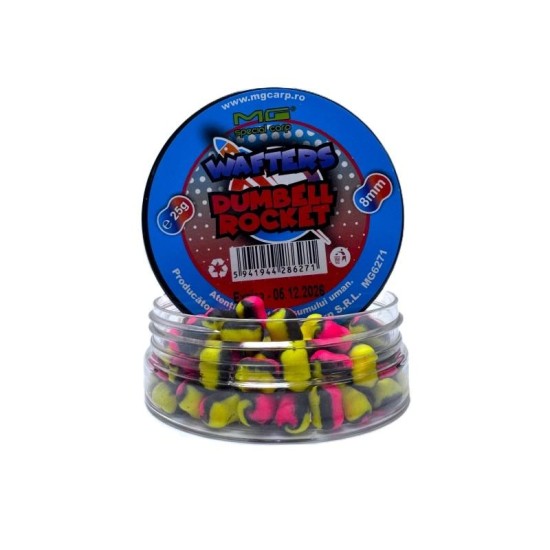 Wafters MG Special Carp Dumbell Rocket, 8mm, 25g Wafters MG Special Carp Dumbell Rocket, 8mm, 25g