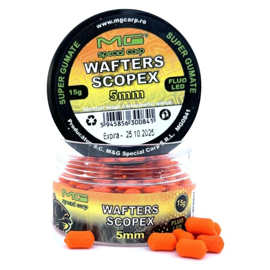 Wafters MG Special Carp Dumbell LED Scopex, 5mm, 15g Wafters MG Special Carp Dumbell LED Scopex, 5mm, 15g