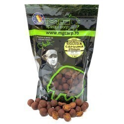 Boilies semisolubil MG Special Carp Squid & Căpșună, 20mm, 1kg