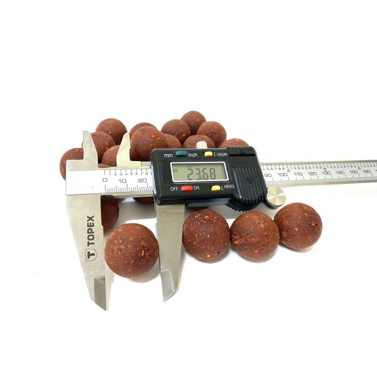 Boilies semisolubil MG Special Carp Squid & Căpșună, 24mm, 1kg