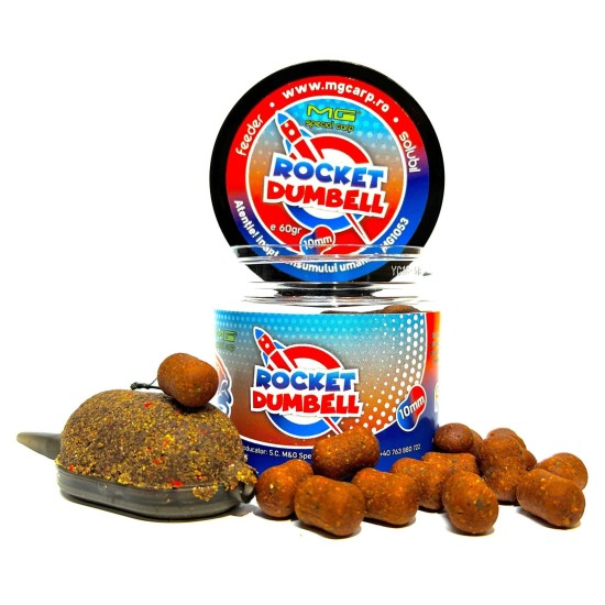 Mini boilies solubil de cârlig MG Special Carp Method Feeder Rocket Dumbell 10mm, 60g Mini boilies solubil de cârlig MG Special Carp Method Feeder Rocket Dumbell 10mm, 60g