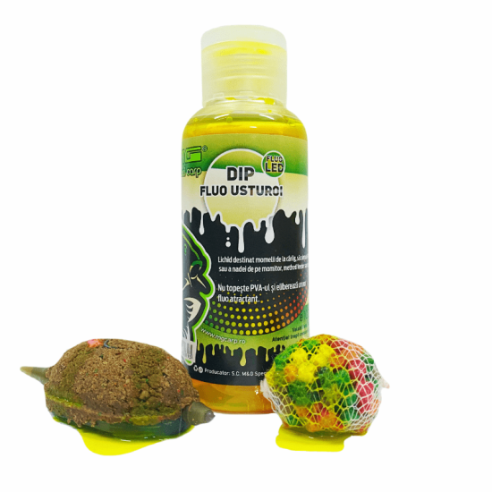Dip MG Special Carp Fluo LED Usturoi, 100ml