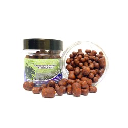 Boilies de cârlig MG Special Carp Dumbell Semisolubil Attract Plus (Fishmeal), 10-14mm, 200g