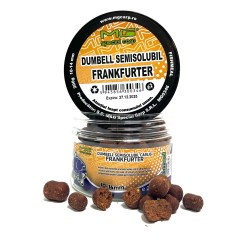 Boilies de cârlig MG Special Carp Dumbell Semisolubil Frankfurter (Fishmeal), 10-14mm, 200g