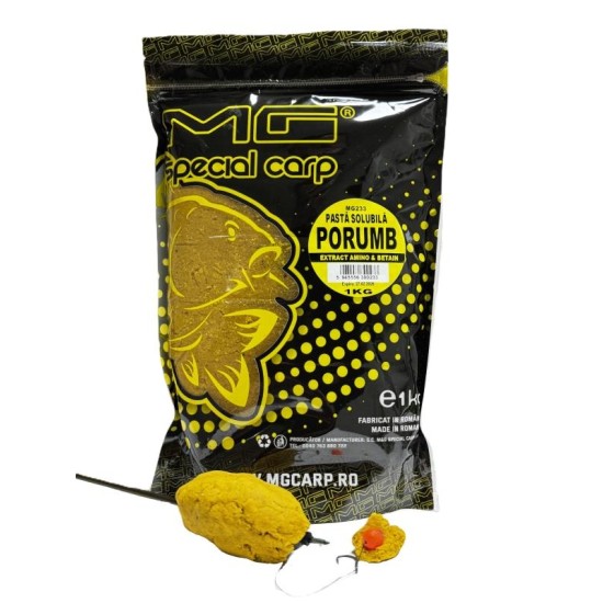 Pastă solubilă MG Special Carp Birdfood, Porumb, 1kg Pastă solubilă MG Special Carp Birdfood, Porumb, 1kg