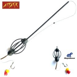 Montură momitor In-Line Mostiro Attack 50g, Hayabusa K1 #6 + Bait Sting (spin de momeală)