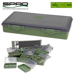 Kit cutie multifuncțională Spro C-Tec Carp Tackle Box System, 35x19x6cm