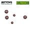 Biluțe antișoc Spro C-Tec Rubber Beads, Brown, 20buc/plic