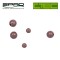 Biluțe antișoc Spro C-Tec Rubber Beads, Brown, 20buc/plic