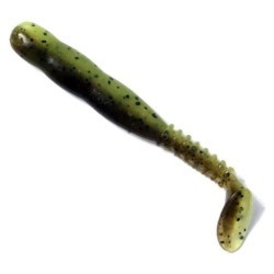 Shad Reins Rockvibe Shad, Green Pumpkin Chartreuse Melon, 5cm, 16buc/plic