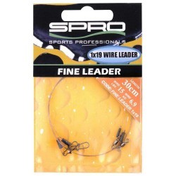 STRUNĂ SPRO FINE LEADER 1X19W 25CM 10KG 2BUC/PLIC