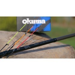 Lansetă Okuma 8K River Feeder, 4.20m/150g, 3+3buc