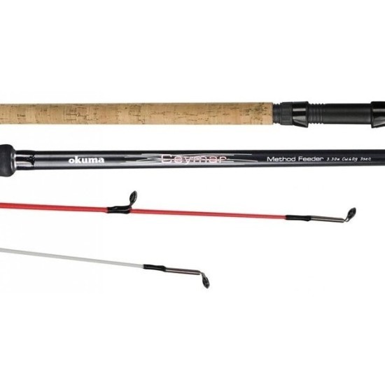 Lansetă Okuma Ceymar Method Feeder, 3.30m/60g, 3+3buc