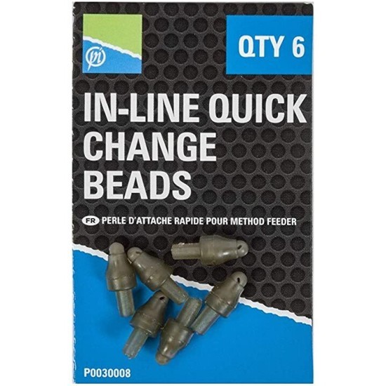 Conector Preston In-Line Quick Change Beads, 6buc/blister