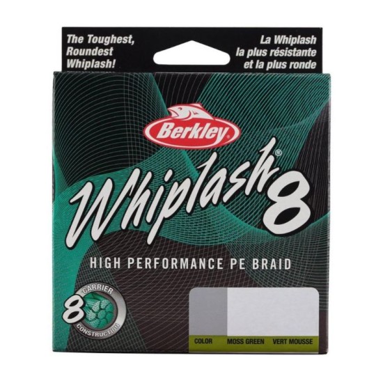 Fir Textil Berkley Whiplash 8 Moss Green 0.18mm, 22.9kg, 150m