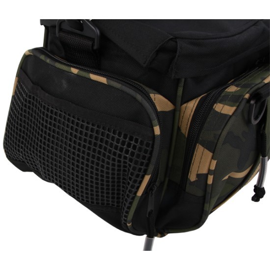 GEANTĂ SPINNING BERKLEY SHOULDER BAG, CAMO, 39x23x27CM